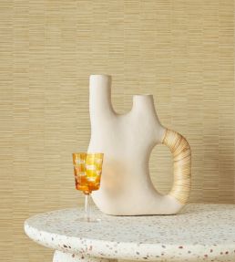 Rustic Stripe Wallpaper by Eijffinger Beige / Sand