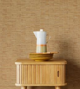 Rustic Stripe Wallpaper by Eijffinger Blue