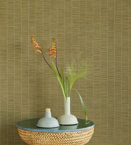 Rustic Stripe Wallpaper by Eijffinger Blue