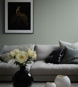 Ruta Wallpaper by Sandberg Forest Green