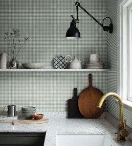 Ruta Wallpaper by Sandberg Forest Green