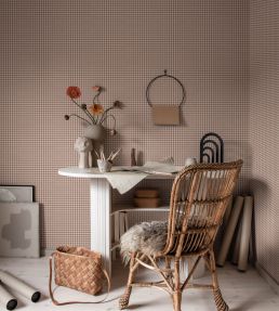 Ruta Wallpaper by Sandberg Terracotta