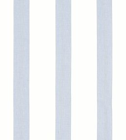 Sabine Stripe Fabric by Thibaut Oxford Blue