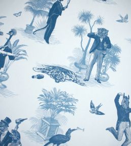 Safari Soiree Wallpaper by Divine Savages Bleu