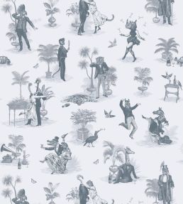 Safari Soiree Wallpaper by Divine Savages Slate