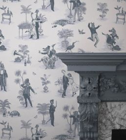 Safari Soiree Wallpaper by Divine Savages Slate