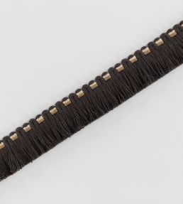 Saffra Fringe Trimming by Romo Charcoal