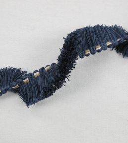 Saffra Fringe Trimming by Romo Navy