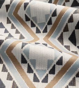Sagamore Fabric by Thibaut Toffee and Charcoal