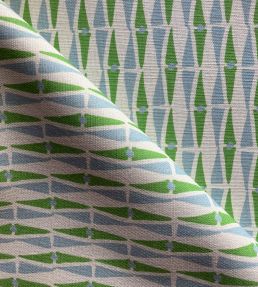 Saikung Fabric by Kate Medlicott Cloudy Blue & Lawn