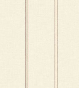 Saint Briac Wallpaper by Casadeco Rouge Ecrevisse/Sable