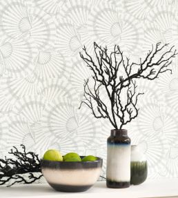 Saint Malo Wallpaper by Casadeco Bleu Glace