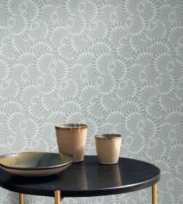 Saint Malo Wallpaper by Casadeco Bleu Horizon