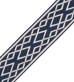 Saisons Interlink Border Trimming by Samuel & Sons Navy