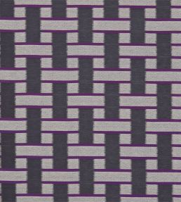 Saki Fabric by Harlequin Magenta/Graphe