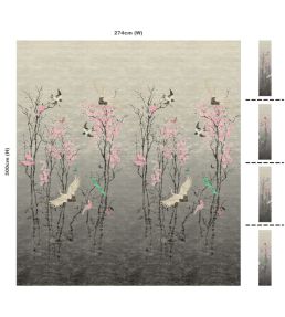 Sakura Mural by Wendy Morrison Pink
