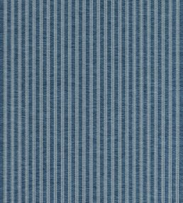 Salem Stripe Fabric by Thibaut Navy