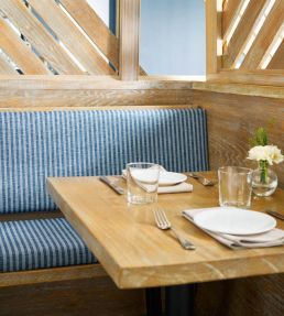Salem Stripe Fabric by Thibaut Linen