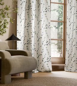 Salice Embroidery Fabric by Harlequin Azul/Julip