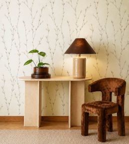 Salice Wallpaper by Harlequin Taupe