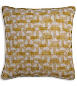 Salina Cushion 43 x 43cm by Fermoie Yellow
