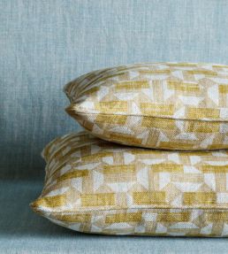 Salina Cushion 43 x 43cm by Fermoie Yellow