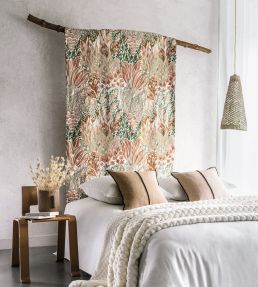 Salonga Fabric by Casamance Blanc/Blush
