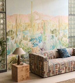 Saltillo Wallpaper by Harlequin Grounded/Succulent/Haze