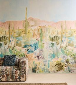Saltillo Wallpaper by Harlequin Grounded/Succulent/Haze