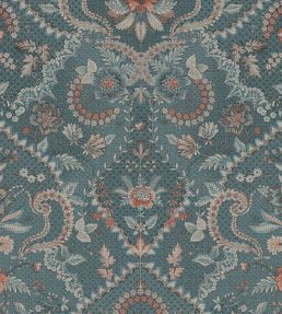 Saluti Wallpaper by Eijffinger Denim Blue