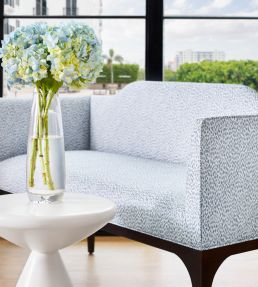 Samara Fabric by Thibaut Onyx