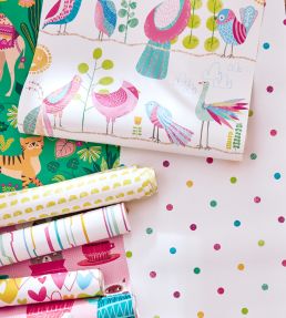 Samba Safari Wallpaper by Ohpopsi Emerald Twist