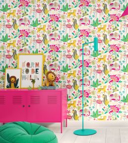 Samba Safari Wallpaper by Ohpopsi Fruit Salad