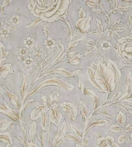 Sambourne Vine Fabric by Liberty Pewter
