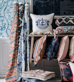 Samothraki Fabric by MINDTHEGAP Green White
