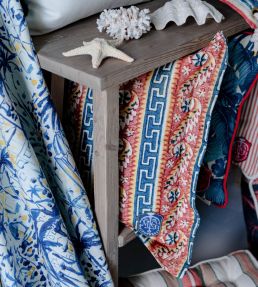 Samothraki Fabric by MINDTHEGAP Green White