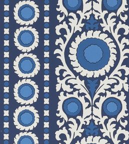 Samrina Wallpaper by Osborne & Little Indigo