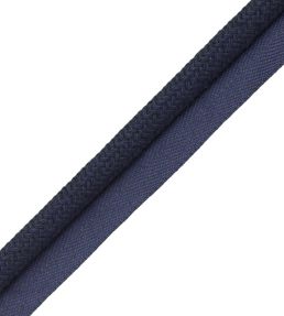 Positano Cord With Tape Trimming by Samuel & Sons Midnight