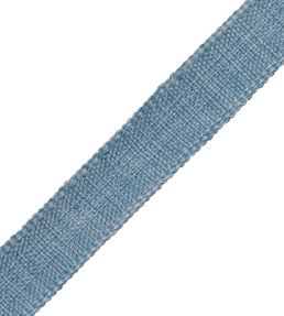 Positano Linen Border 25MM Trimming by Samuel & Sons Cornflower