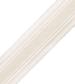 Sorrento Striped Border Trimming by Samuel & Sons Oyster