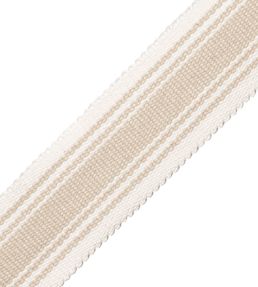 Sorrento Striped Border Trimming by Samuel & Sons Sand