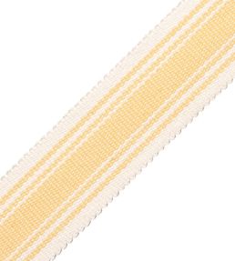 Sorrento Striped Border Trimming by Samuel & Sons Lemon