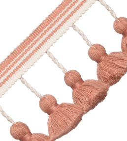 Sorrento Tassel Fringe Trimming by Samuel & Sons Blush