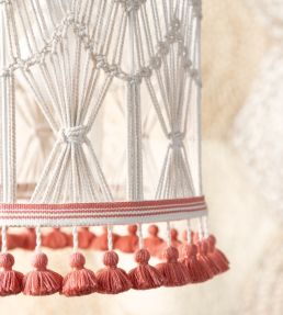 Sorrento Tassel Fringe Trimming by Samuel & Sons Blue Thistle