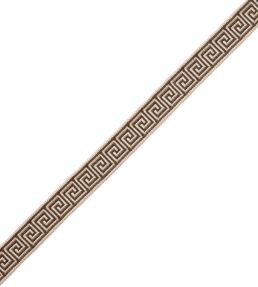 Aristotle Greek Key 16MM Trimming by Samuel & Sons Chocolate