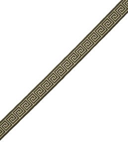 Aristotle Greek Key 16MM Trimming by Samuel & Sons Olive