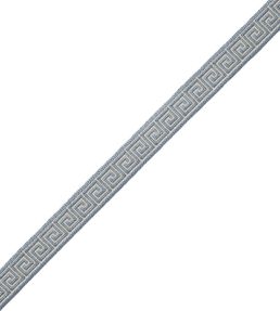 Aristotle Greek Key 16MM Trimming by Samuel & Sons Porcelain Blue