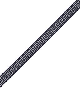 Aristotle Greek Key 16MM Trimming by Samuel & Sons Midnight Blue