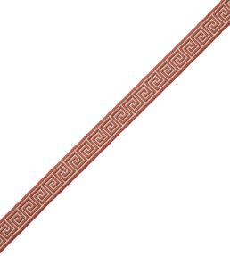 Aristotle Greek Key 16MM Trimming by Samuel & Sons Coral