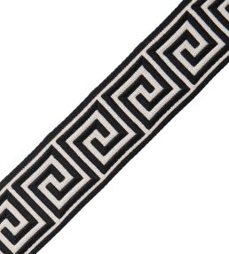Aristotle Greek Key 35MM Trimming by Samuel & Sons Classic White / Black